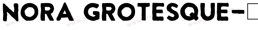 Nora Grotesque字体转换